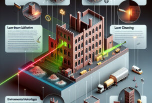 Verwendung von Lasersystemen zur Entfernung von Flecken von Ziegelfassaden