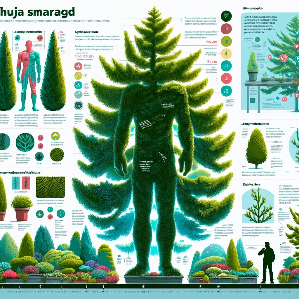 1. Właściwości i zastosowanie thuji smaragd w ogrodzie
